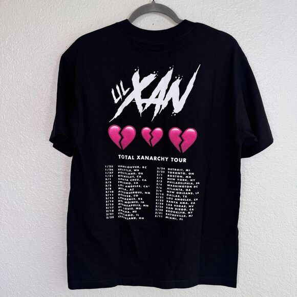 Lil Xan Shirt Mens Medium Total Xanarchy Tour Tee Concert Merch Rap Music Tshirt - Picture 4 of 8